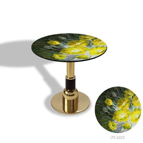 Dockers Gold Yuvarlak Masa  Çap 80cm - (CDF Tabla) - Desen Kod:4223