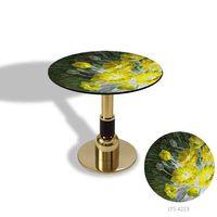 Dockers Gold Yuvarlak Masa  Çap 80cm - (CDF Tabla) - Desen Kod:4223