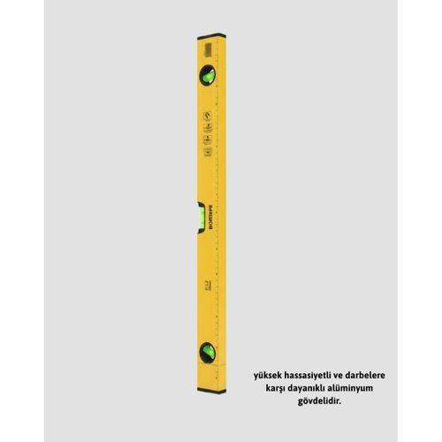 600 Mm Su Terazisi Sarı Dayanıklı Gövde Hassas Ölçüm