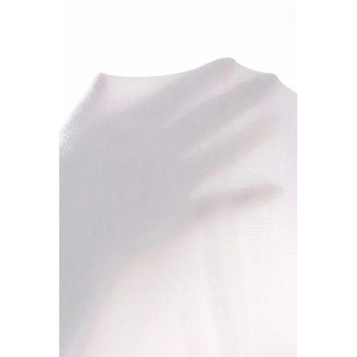 Kadın Beyaz Tek Omuz Cut Out Detaylı Crop Top Bluz