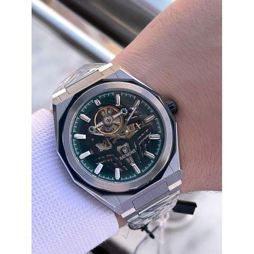 Raymond Çelik Kordon Otomatik Mekanizma 2 Yıl Garantil 5 Atm Erkek Kol Saati+Bileklik RMD.11