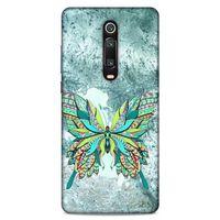 Lopard Xiaomi Redmi K20 Uyumlu Kılıf Tattoo's (22) Tam Koruma Kılıfı Kelebek Dövme