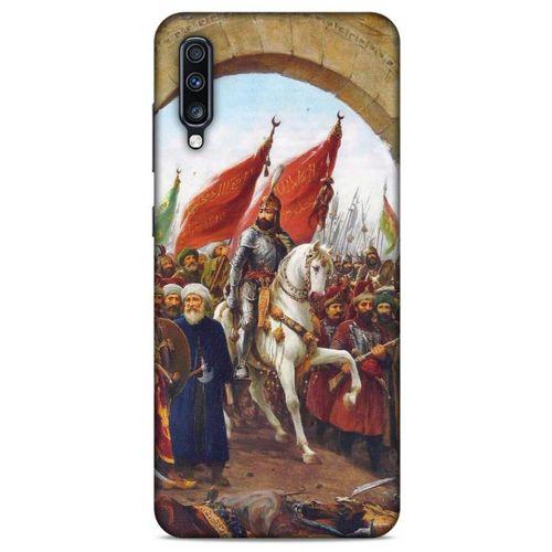 Samsung Galaxy A70 Uyumlu Kılıf Ottoman (40) Fit Silikon Kılıf İstanbul'un Fethi