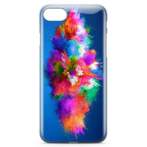 Apple iPhone 7 Kılıf Toz Bombası Arka Kapak Koruma Desenli Full Koruyucu