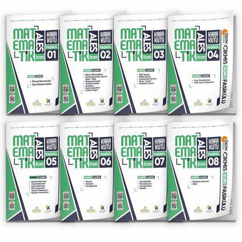 2026 ALES MATEMATİK Kara Kutu 8li Fasikül SETİ ÖSYM Çıkmış Soru Bankası Çözümlü Modüler PAKET