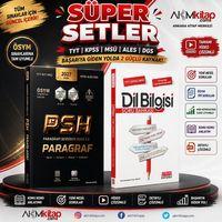 Paragrafı Sevdiren Hoca TYT AYT MSÜ KPSS ALES DGS Paragraf ve AKM Dil Bilgisi Soru Bankası Seti 2 Kitap