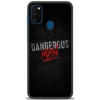 Samsung Galaxy M30S Kılıf HD Baskılı Kılıf - Dangerous Man + Tam Ekran Koruyucu