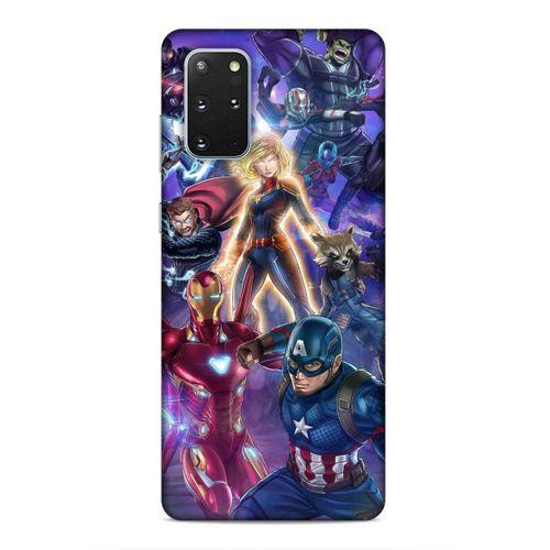 Samsung Galaxy S20 Plus Uyumlu Kılıf BMovie (37) Silicone Cover Kaptan Amerika