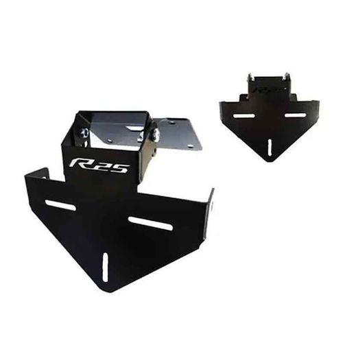 YAMAHA Yamaha R25 2019 - 2024 Sinyal Bağlantılı Katlanır Plakalık Siyah