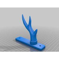 Geyik Boynuzu Silah Rafı Ceket Tutucu vb. Braketi (Bu ürün Sadece Plastik parçadır - Almadan Önce Soru Sorabilirsiniz)