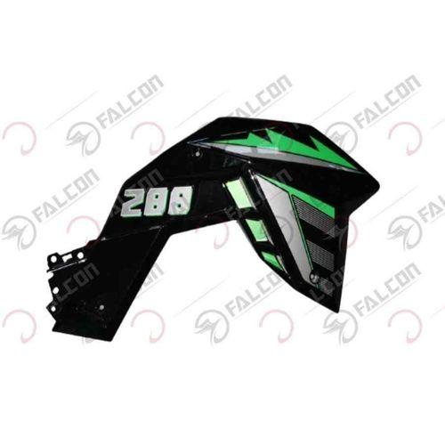 FALCON Falcon Depo Yan Karenajı Yeşil/Gri Sağ - N-288 Naked