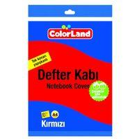 Colorland Hazır Defter Kabı A4 10Lu Kırmızı
