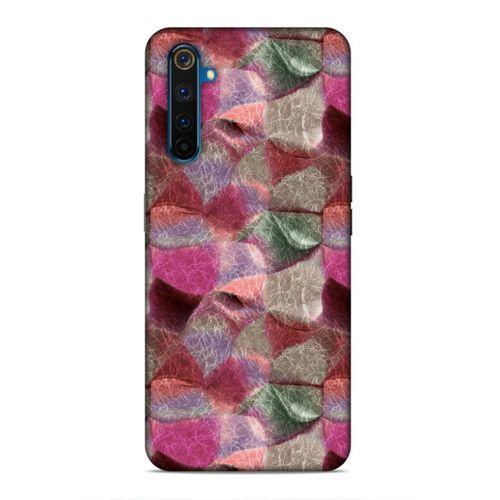 Realme 6 Uyumlu Kılıf Romans (30) Silicone Case Pembe Yeşil