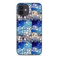 Apple iPhone 12 Kılıf Baskılı Özel Seri Taşlı (17) Tasarım Kılıf