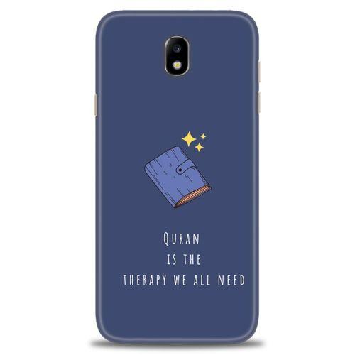 Samsung Galaxy J7 Pro / J730 Kılıf HD Baskılı Kılıf - Quran + Tam Ekran Koruyucu