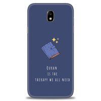 Samsung Galaxy J7 Pro / J730 Kılıf HD Baskılı Kılıf - Quran + Tam Ekran Koruyucu