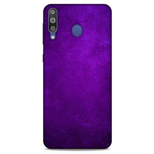 Samsung Galaxy M30 Uyumlu Kılıf Mor Delisi (2) Kabı Noktalı
