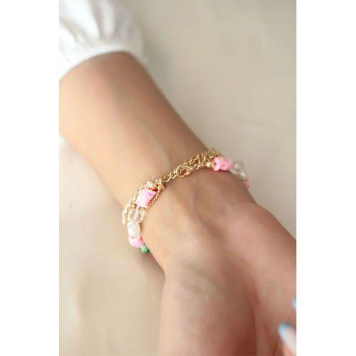 Çoklu Nazar Boncuk Detaylı Kadın Bileklik