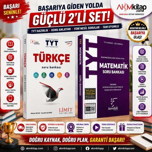 TYT Türkçe ve Matematik Soru Bankası Seti 2 Kitap Set