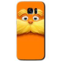 Potkal Hediye Fabrikası Samsung Galaxy S7 Edge HD Baskılı Kılıf + 9D Tam Ekran Koruyucu - Garfield