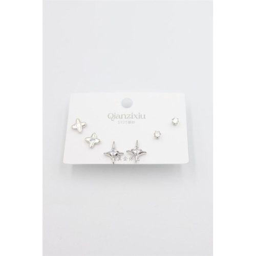 Çoklu Set Küpe - Gümüş
