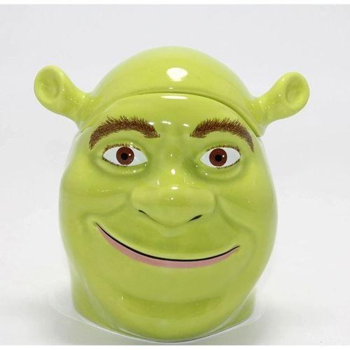 3d Shrek Tasarımı Kapaklı Kupa Bardak Alk4534