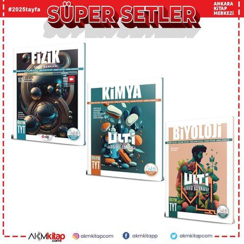 Bes Yayınları TYT Fizik Kimya ve Biyoloji Ulti Serisi Soru Bankası Seti 3 Kitap