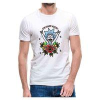 Rick And Morty Metal Rock Baskılı Beyaz Erkek Tshirt