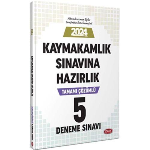 2024 Kaymakamlık Sınavına Hazırlık Tamamı Çözümlü 5 Deneme Sınavı Data Yayınları