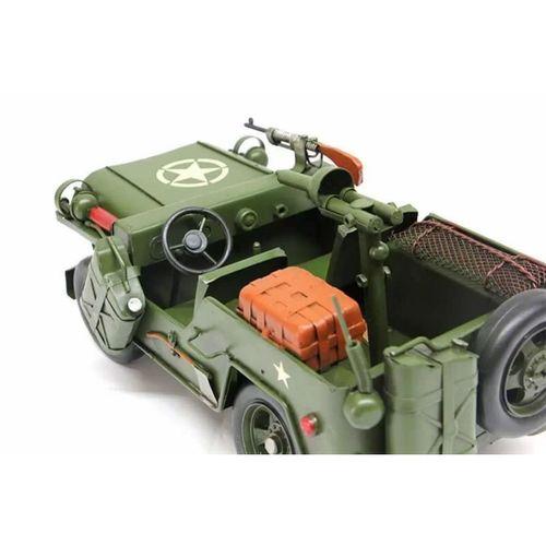 Dekoratif Metal Askeri Jeep Dekoratif Masaüstü Biblo Hediyelik