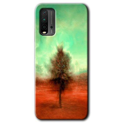 Xiaomi Redmi 9T Kılıf Baskılı Arka Kapak - Outlines Paint +Tam Ekran Koruyucu