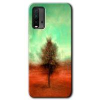 Xiaomi Redmi 9T Kılıf Baskılı Arka Kapak - Outlines Paint +Tam Ekran Koruyucu