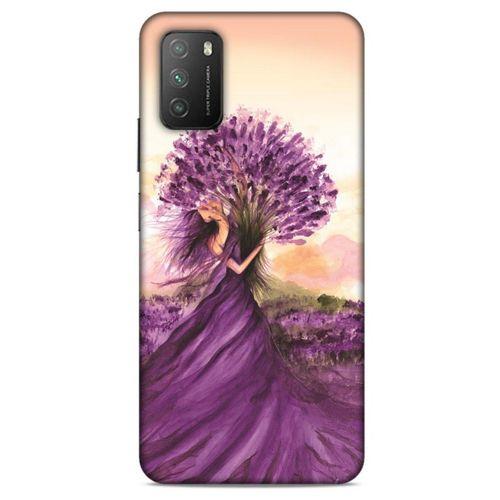 Lopard Xiaomi Poco M3 Uyumlu Kılıf Y.Liva-2021 Seri Siyah Soyut-2 Telefon Kılıfı