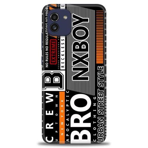 Samsung Galaxy A03 Kılıf HD Baskılı Kılıf - NxBoy + Tam Ekran Koruyucu