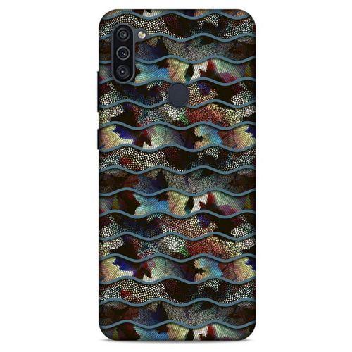 Samsung Galaxy M11 Kılıf Baskılı Özel Seri Taşlı (34) Slim Armor Kılıf