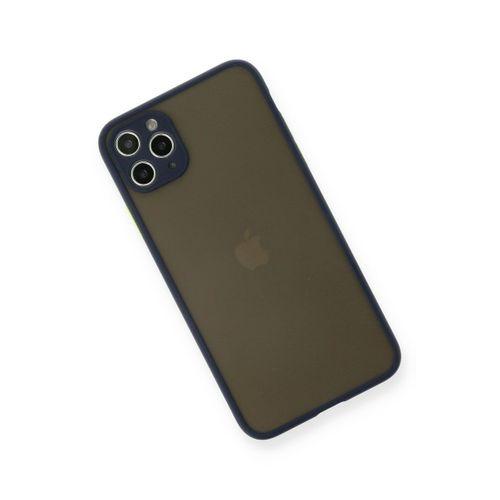 Newface iPhone 11 Pro Max Kılıf Montreal Silikon Kapak - Lacivert