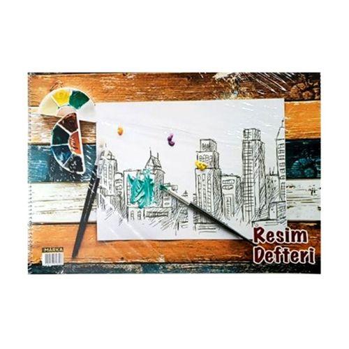 Resim Defteri Spiralli 35X50cm 15 Yaprak Karışık - 2 adet