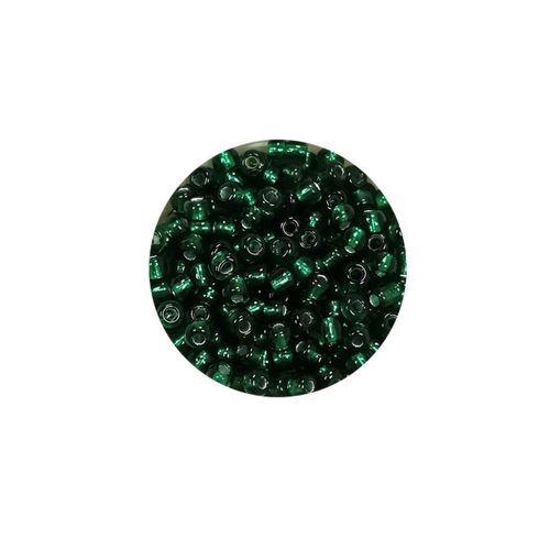 Dökme Cam Kum Boncuk (8/0) 3 mm - 20 Gram - Koyu Yeşil - BNC146