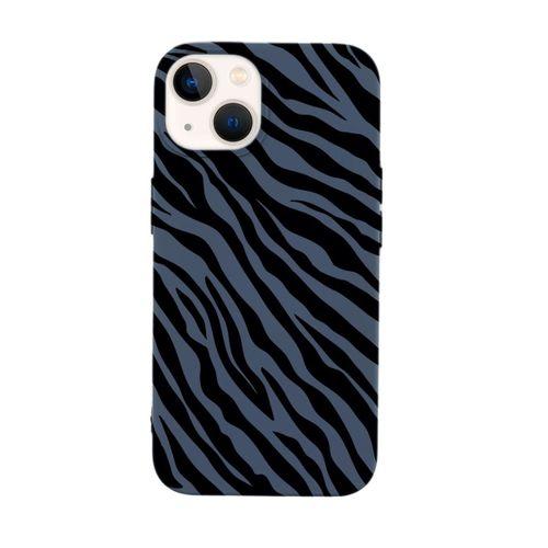 iPhone 14 Uyumlu Zebra Pattern Desenli Premium Silikonlu Lansman Telefon Kılıfı