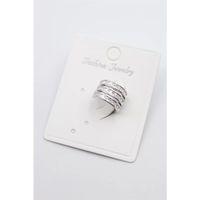 Taşlı Kıkırdak Küpe - Gümüş