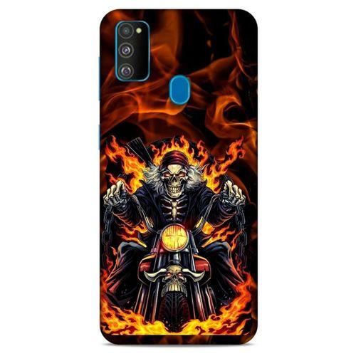 Samsung Galaxy M30s Uyumlu Kılıf Motorsiklet (10) Full Koruma Kılıfı Harley Davidson