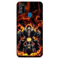 Samsung Galaxy M30s Uyumlu Kılıf Motorsiklet (10) Full Koruma Kılıfı Harley Davidson