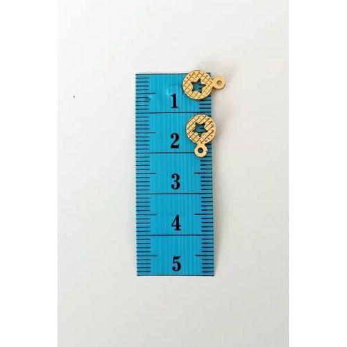 Oya Abiye Bileklik Kolye Pleksi Metalik Plastik Pul Altın Renk 8 gram 90 adet - BNC477