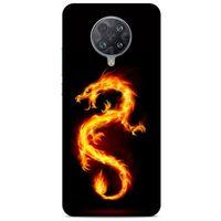 İnfinix Note 7 Kılıf Dragons (26) Tpu Silikon Kılıf Tatoo Ateş Ejderhası