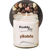 Doğal Özel Seri Kokulu Dekoratif Kavanoz Mum 210 cc - Çikolata - RYL