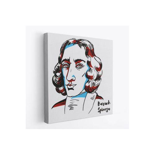 Baruch Spinoza Dekoratif Kanvas Duvar Tablosu-5818