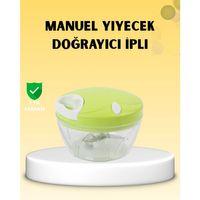 Manuel Yiyecek Doğrayıcı İpli Hızlı Pratik Sebze Kıyıcı