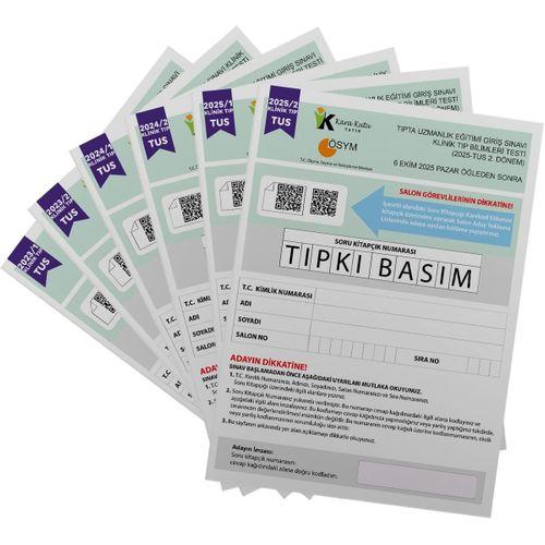 2026 TUS Temel&Klinik Tıp Bilimleri ÖSYM Çıkmış Soru Tıpkı Basım Son 3 Yıl 12li Deneme Kitapçığı
