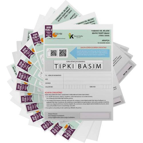 2026 YDS Arapça ÖSYM Tıpkı Basım Çıkmış Soru Deneme Paketi 12li Fasikül SETİ