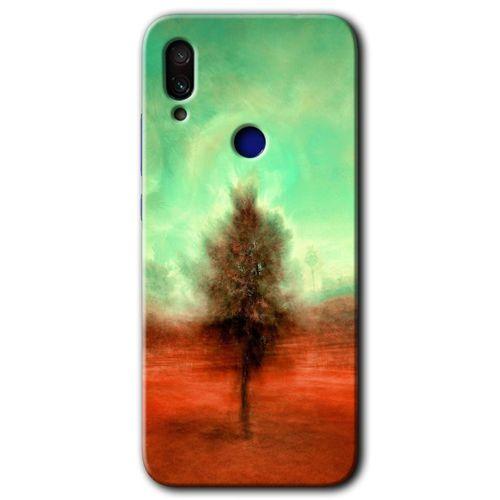 Xiaomi Redmi Note 7 HD Baskılı Kılıf + 9D Tam Ekran Koruyucu - Outlines Paint